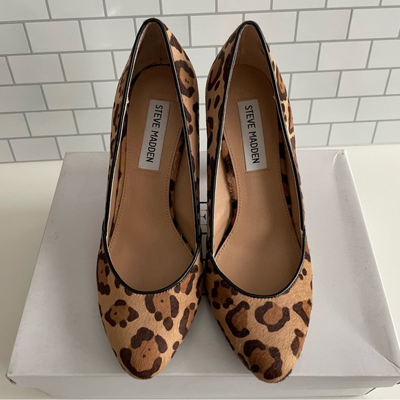 Steve Madden Poized Leopard Heels - Picture 5 of 15